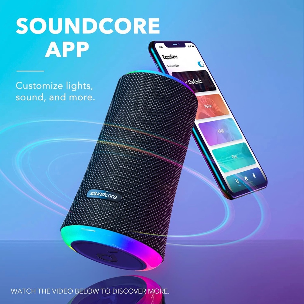 🍬Sold! 🍬Anker Soundcore Flare 2 Bluetooth Speaker